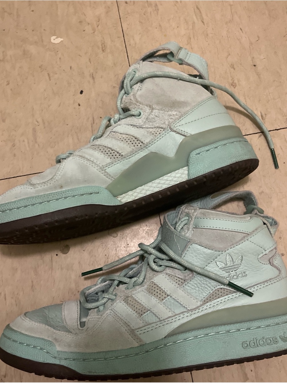 adidas Women's Mint-Teal High-Top Sneakers